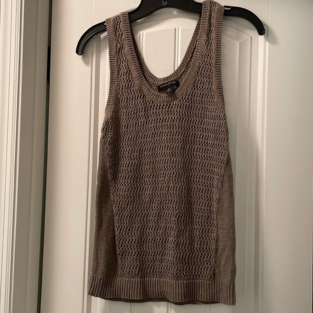 Banana Republic Crochet Sweater Vest